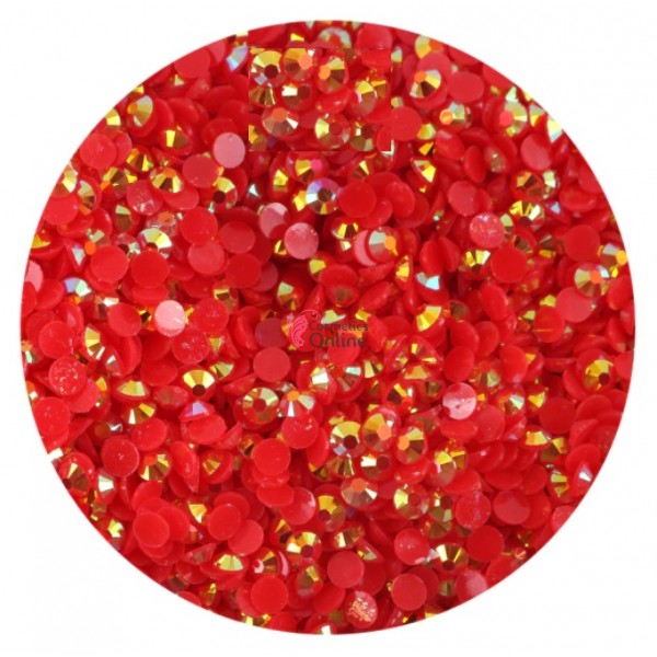 Strasuri 600 de bucati Rosii cu Reflexii 2mm Cod SR018